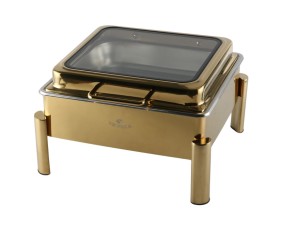 LALU Hidraulic Chafing Dish 6.0L Gold VCF014-G
